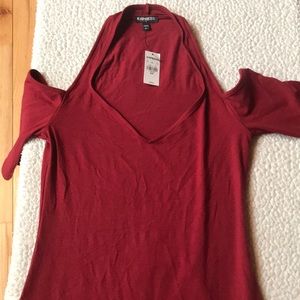 Brand New with tags open shoulder Shirt
